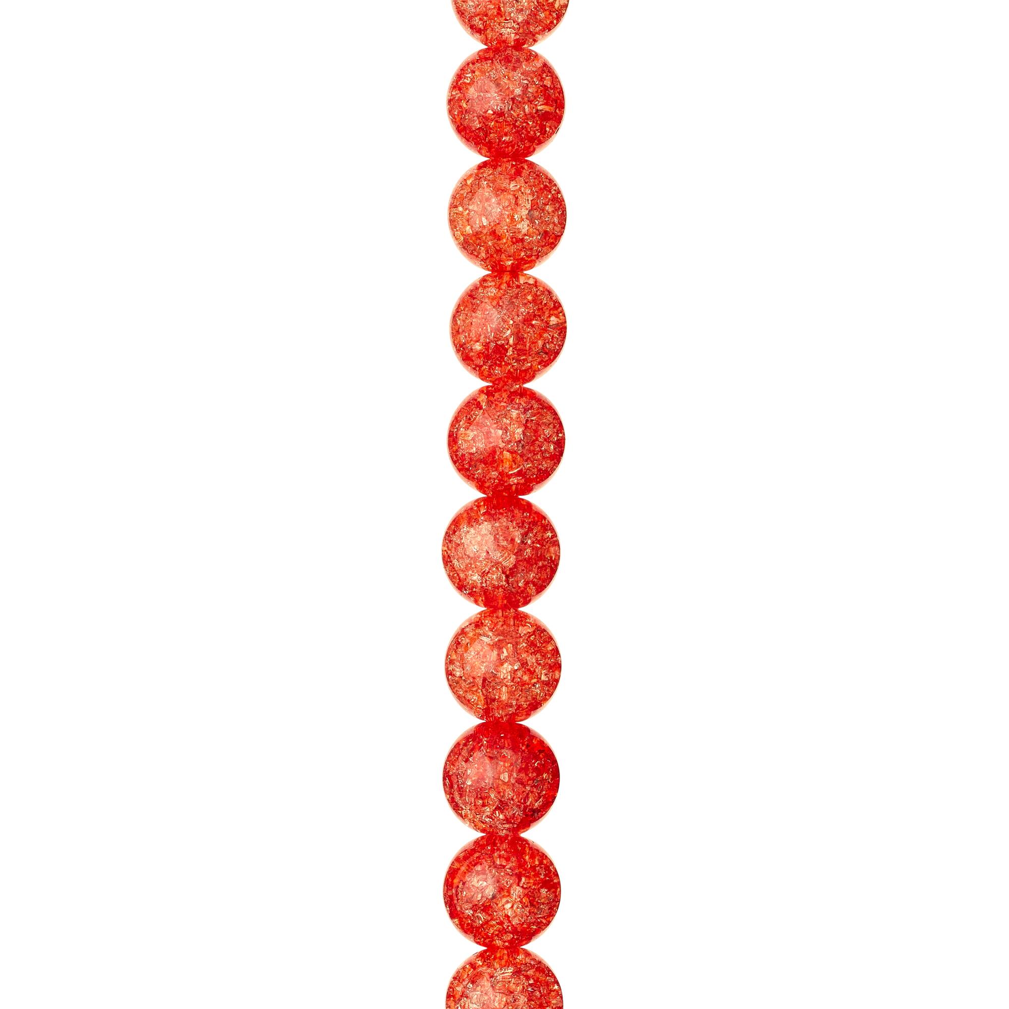 Red Crackled Quartzite Round Beads, 10mm by Bead Landing™